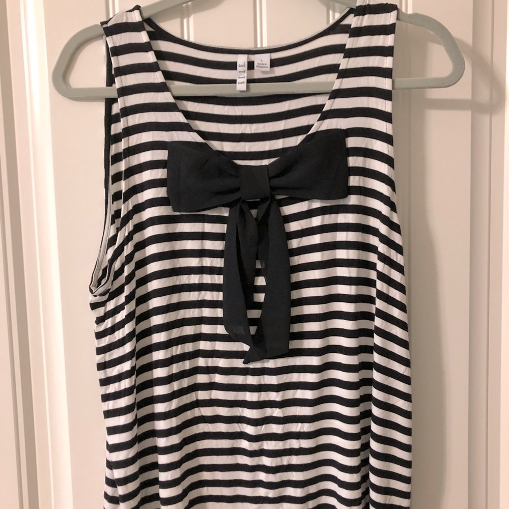 ELLE tank top with bow detail